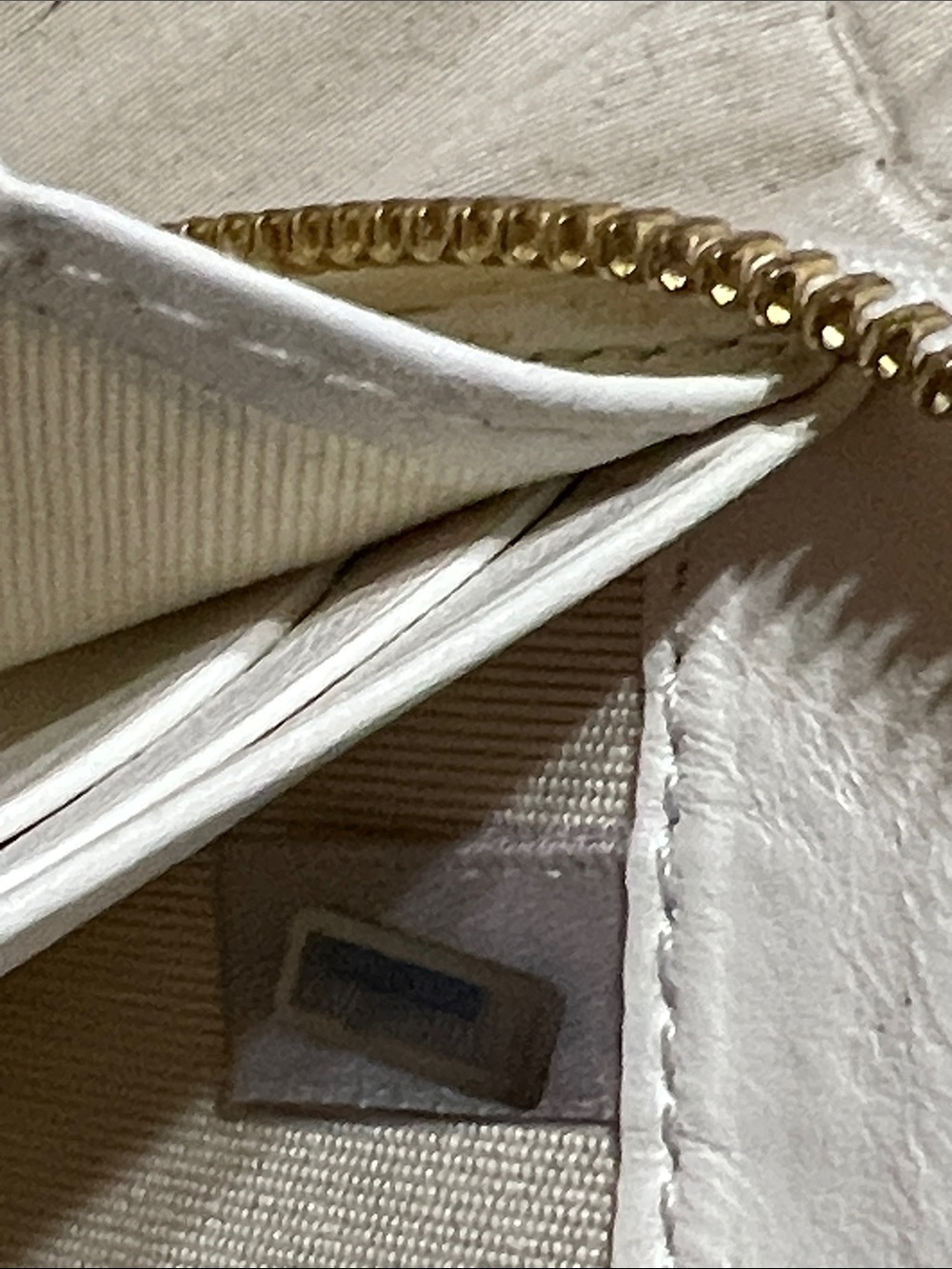 Jimmy Choo White Star-Studded Leather Wristlet Clutch - Picture 5 of 5